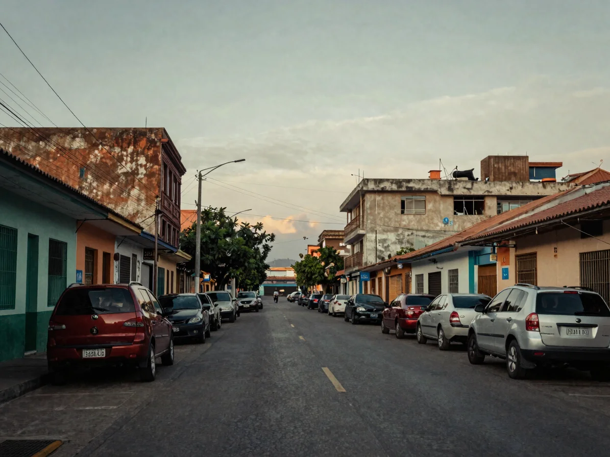 Fotografía documental de una calle comercial cotidiana de una ciu